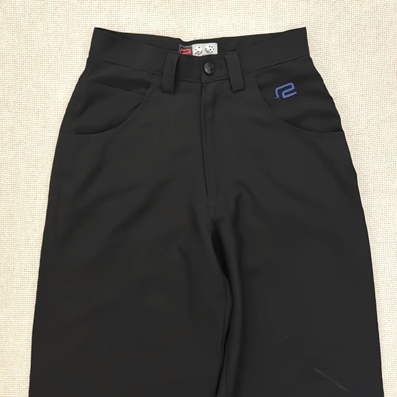 Vintage R2 Player Pants with Blue Embroidered Tribal Graphics - Picture 7 of 14